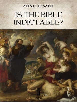 cover image of Is the Bible Indictable?